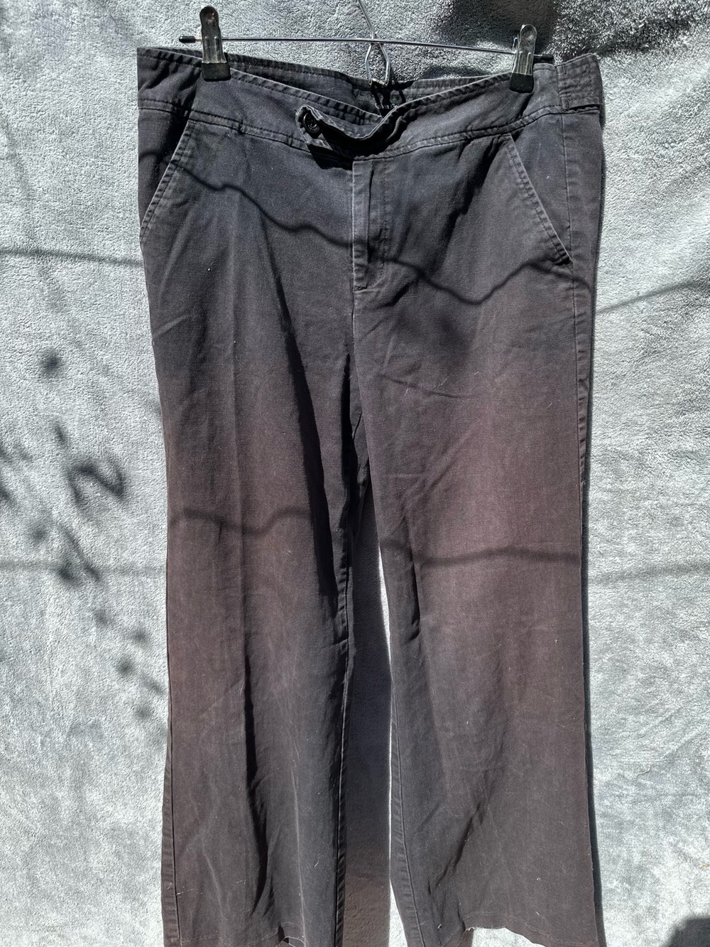Calvin Klein Jeans Black Wide Leg Flare Pants
